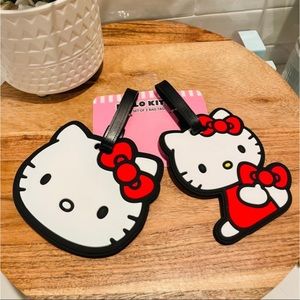 New Hello Kitty Set of 2 ID Luggage /Bag Tags